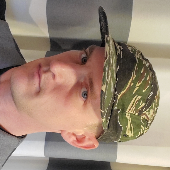 5 Panel Hat, Camo - Picture 1 of 5